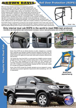 Brown Davis Dual Cab Toyota Hilux ROPS brochure