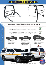 Brown Davis ROPS brochure